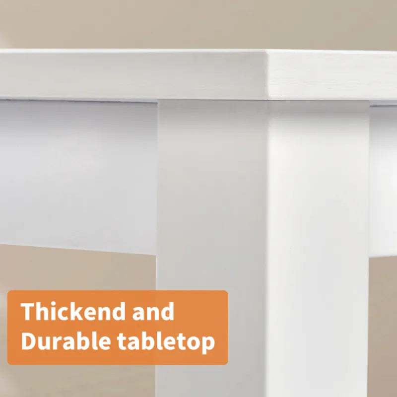 110cm Computer Desk – Minimalist Metal & Wood Study Table