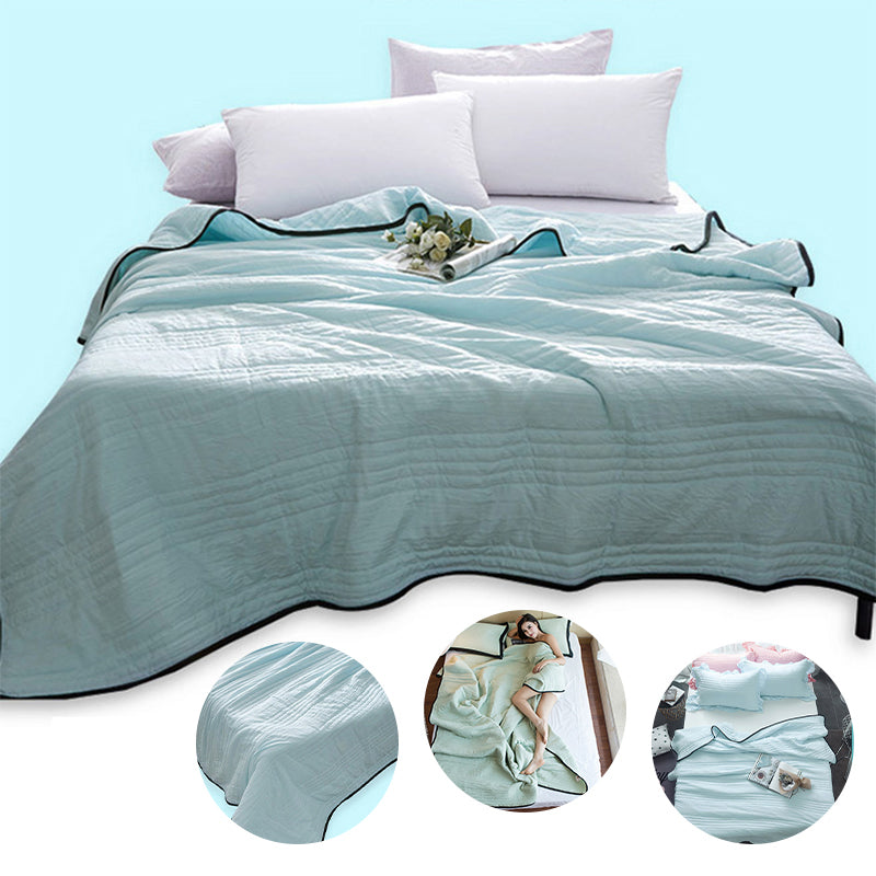 Soft & Breathable Quilted Seersucker Comforter