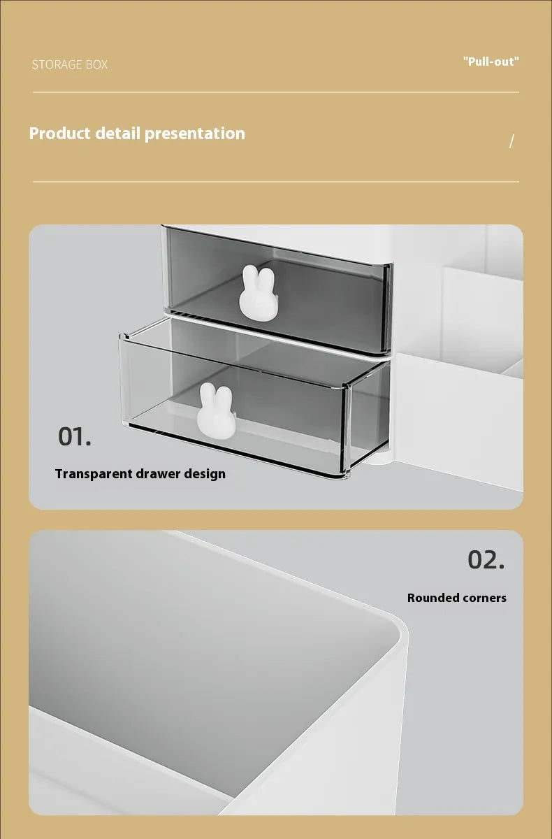 Desktop Cosmetics High-grade Plastic Storage Box Storage Box