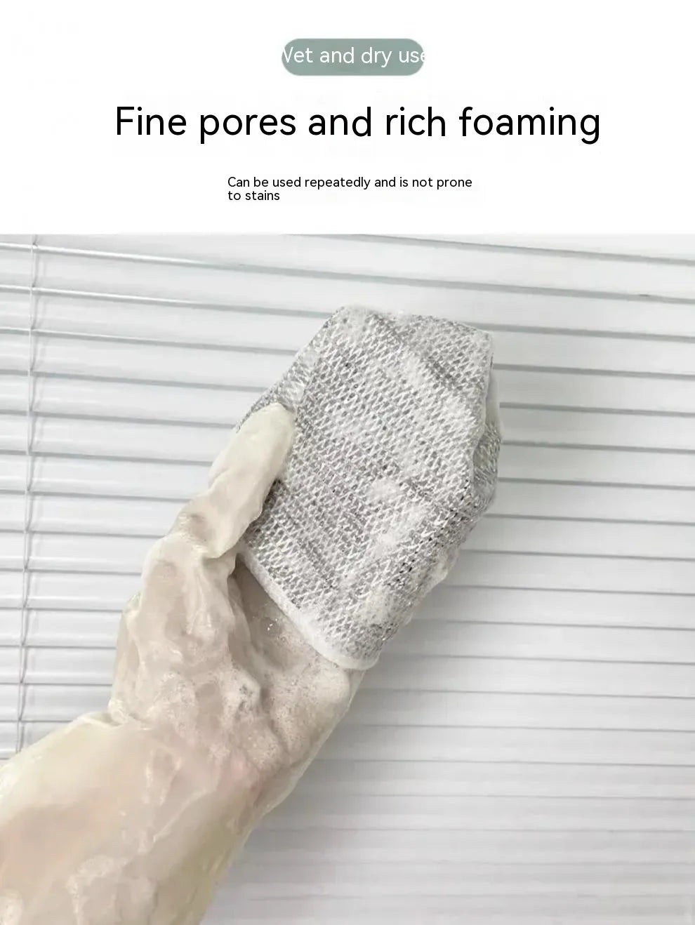 Steel Wire Ball Cleaning Cloth – Dual-Texture Kitchen Scrubber for Tough Grease & Dishes