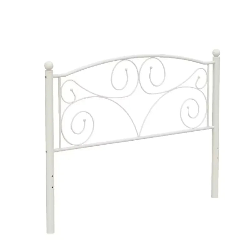 FULL Metal Bed Frame with Flower Design – Noise-Free, Durable Steel Platform (No Box Spring Needed)