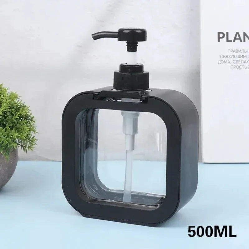 Modern Square Foaming Soap Dispenser – Refillable 300 ml & 500 ml Pump Bottle for Kitchen & Bathroom