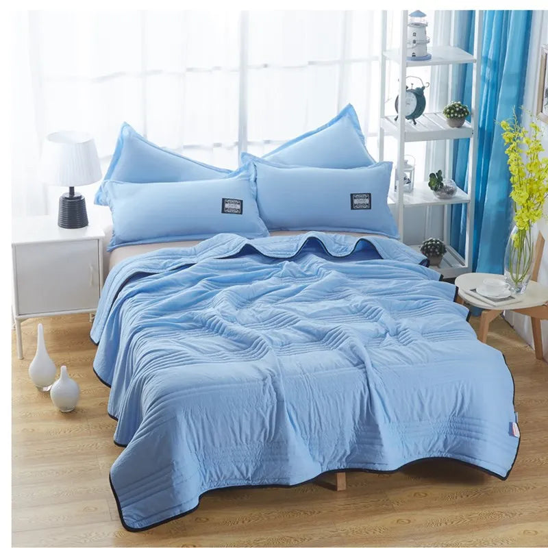 Soft & Breathable Quilted Seersucker Comforter