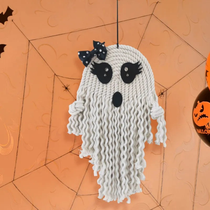 Halloween Ghost Hanging Wall Decoration – Spooky Floating Ghost Ornament
