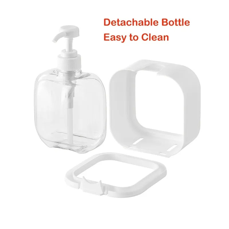 Modern Square Foaming Soap Dispenser – Refillable 300 ml & 500 ml Pump Bottle for Kitchen & Bathroom