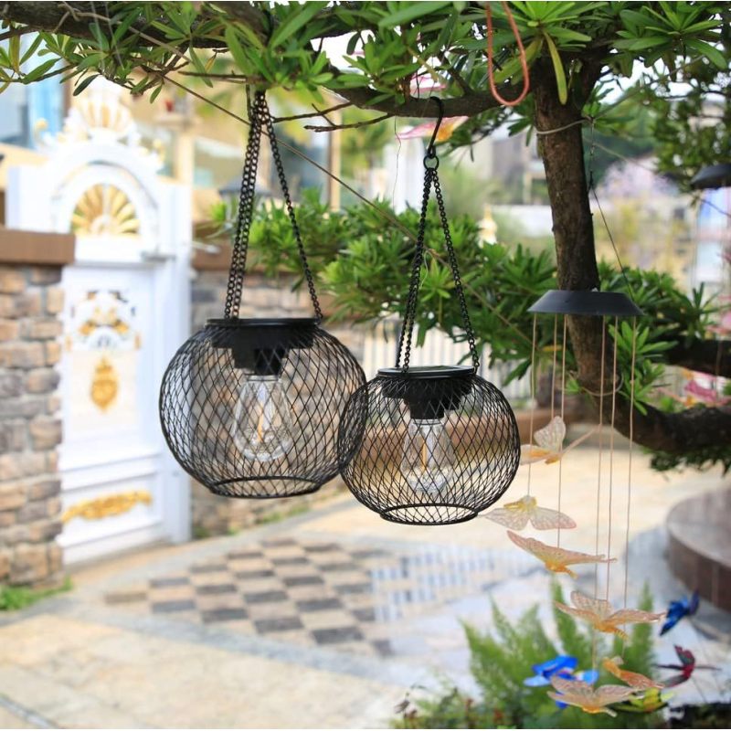 Fashion Simple Solar Garden Hanging Lamp