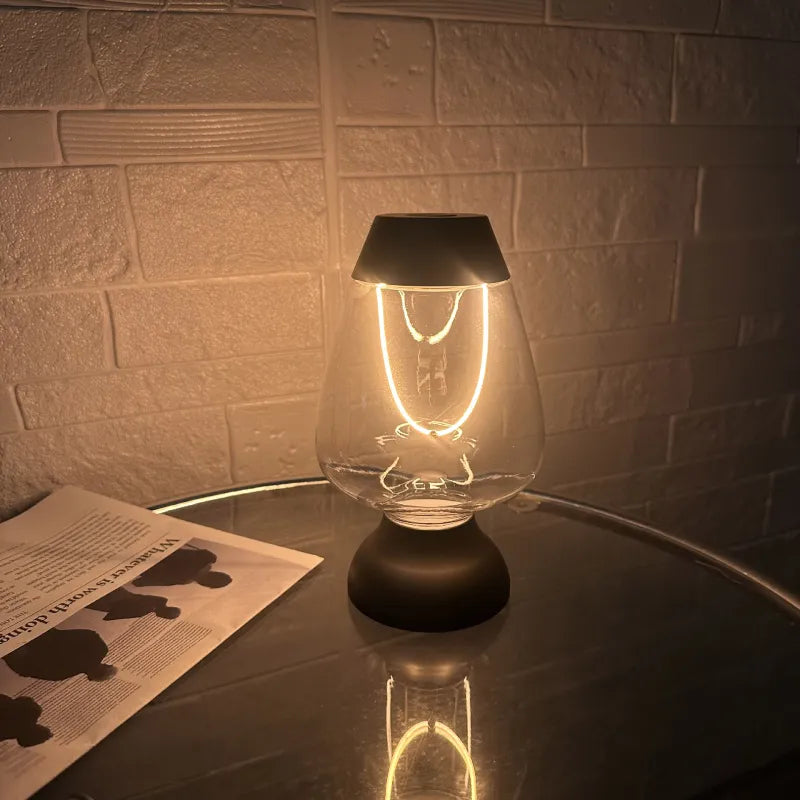 Rechargeable Warm Light Night Lamp – Compact & Elegant
