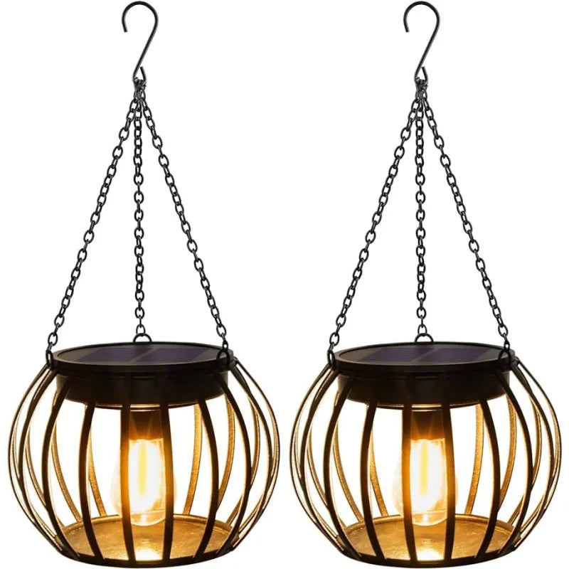 Fashion Simple Solar Garden Hanging Lamp