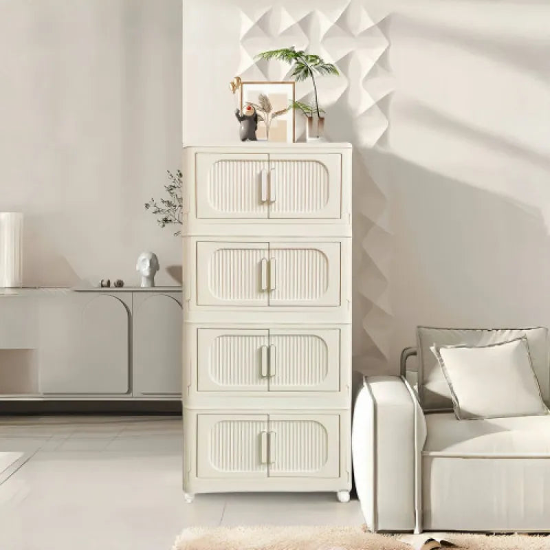 Multi-Layer Folding Storage Organizer with Wheels