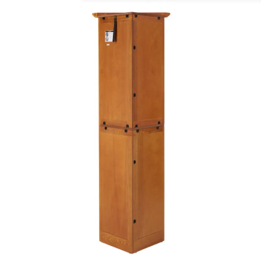 4-Tier 72" Corner Storage Cabinet with 8 Doors
