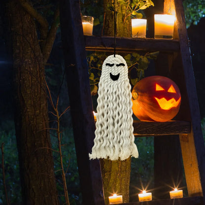 Halloween Ghost Hanging Wall Decoration – Spooky Floating Ghost Ornament