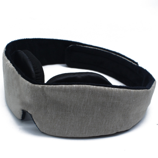 Adjustable 3D Contoured Eye Mask – Full Blackout Sleep Mask