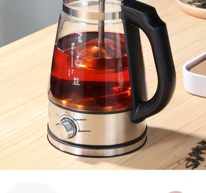 1L Glass Electric Kettle with Steam Spray