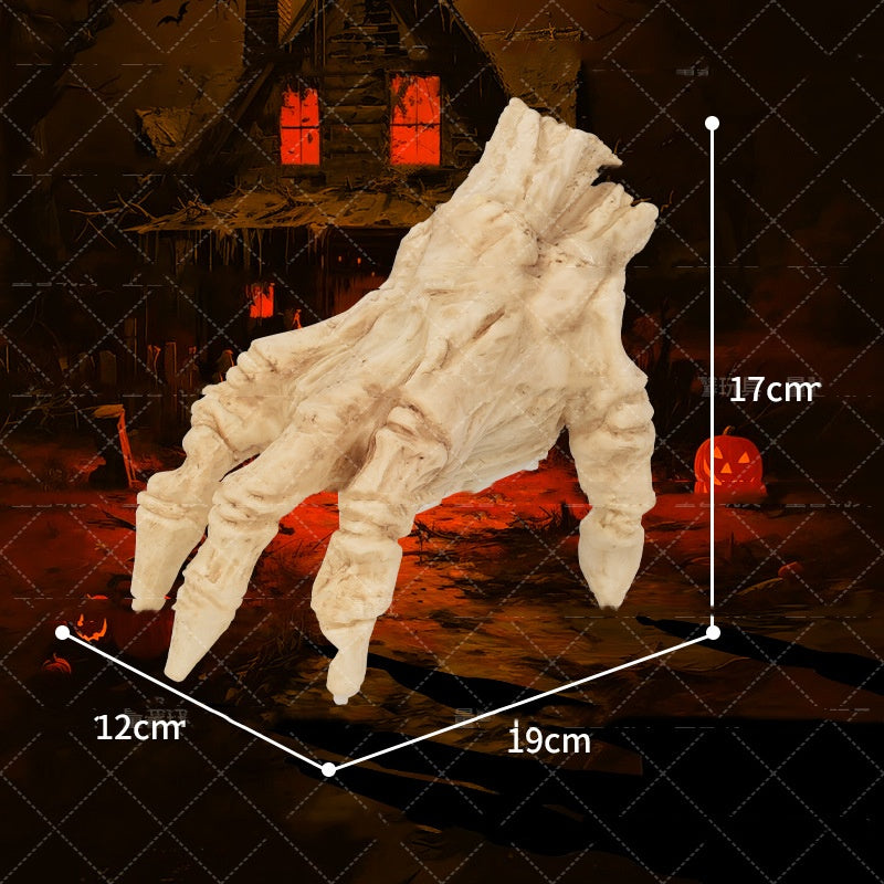 Halloween Electric Crawling Zombie Hand – Luminous Motion Sensor Prop with Spooky Sound