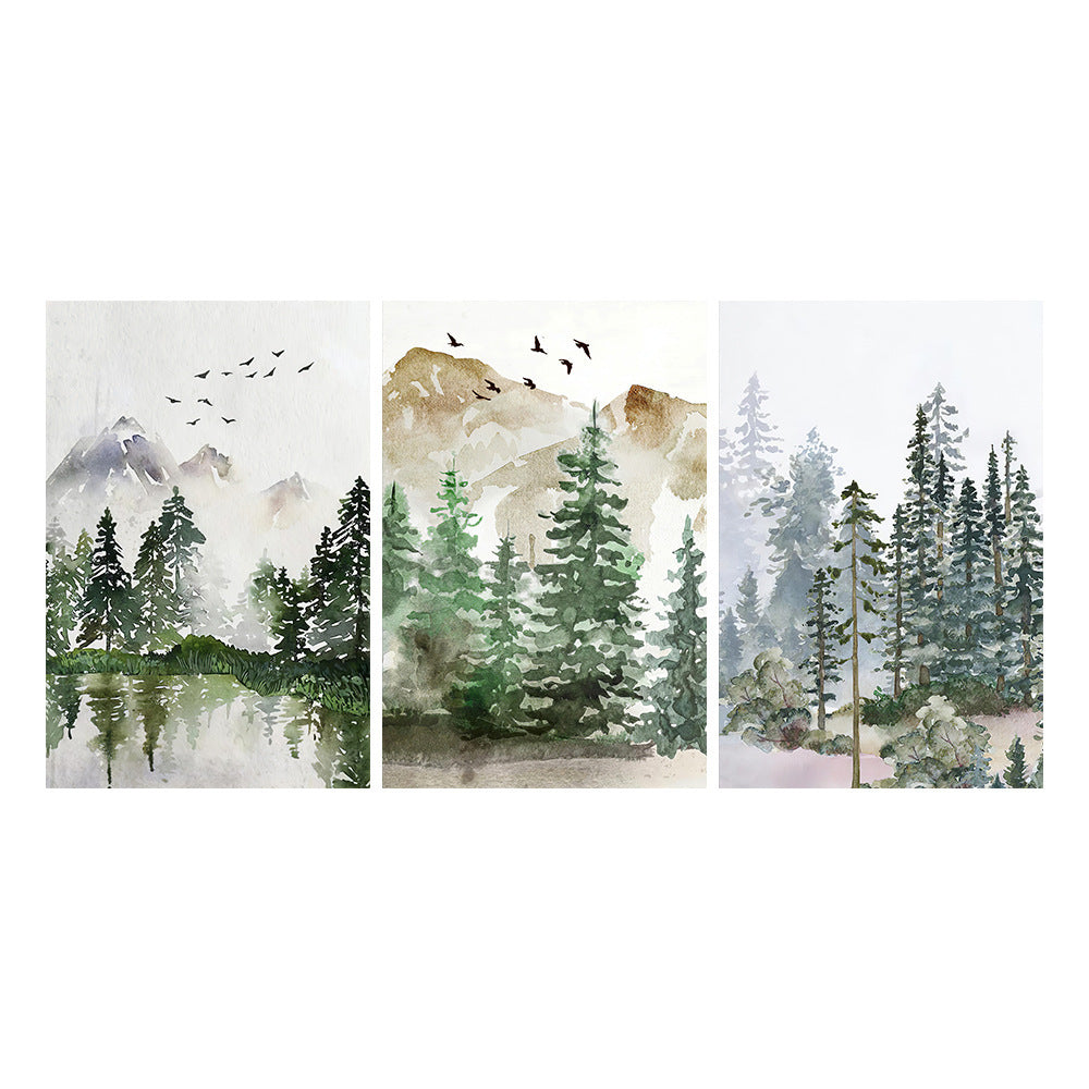 Three-Piece HD Inkjet Canvas Painting