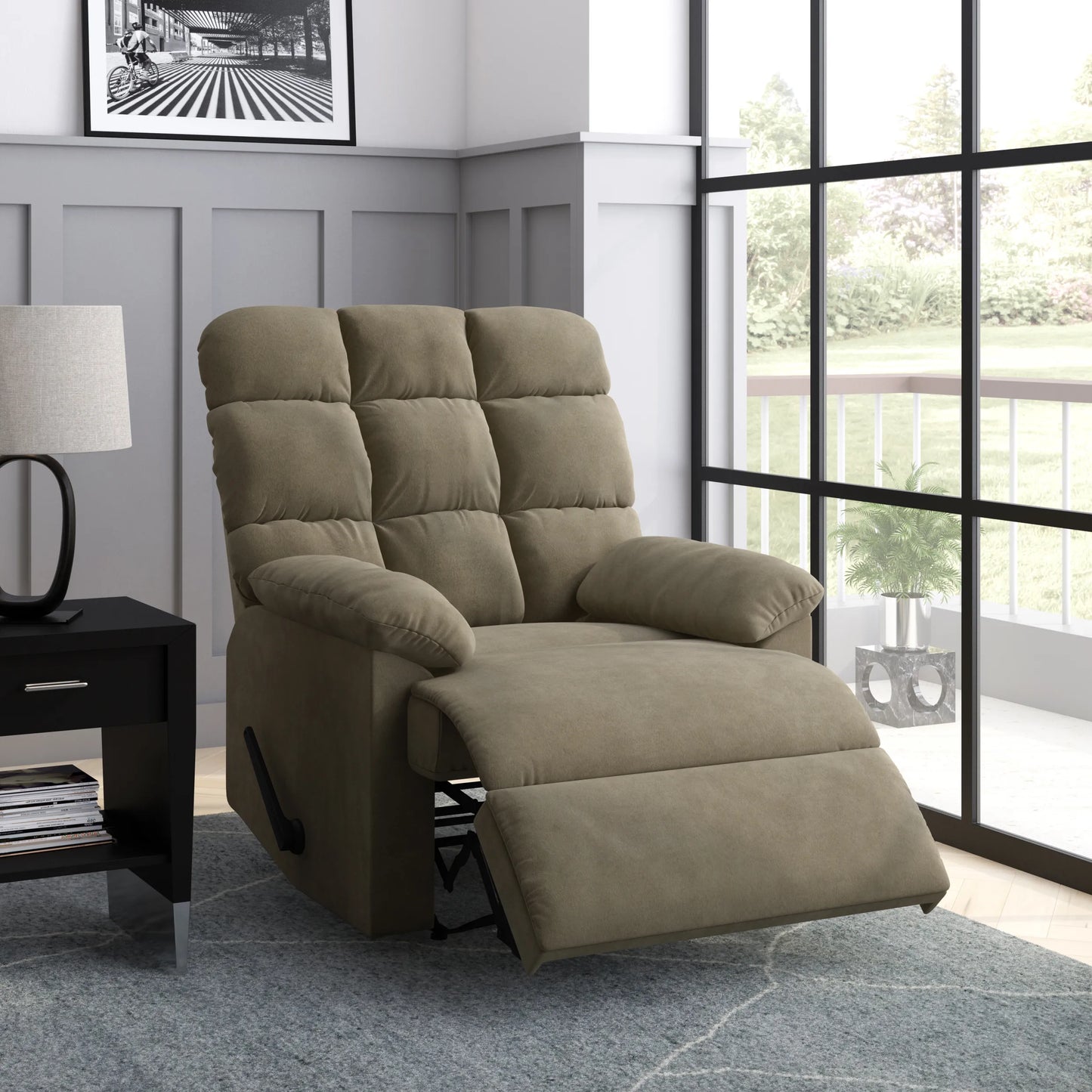 The Granada Recliner Chair in Sage Gray – Ultra-Comfortable, Modern Design