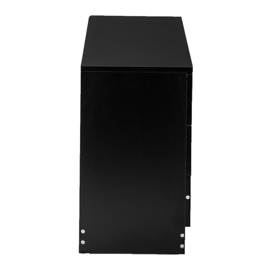 Black Wooden Storage Cabinet for Bedroom & Living Room