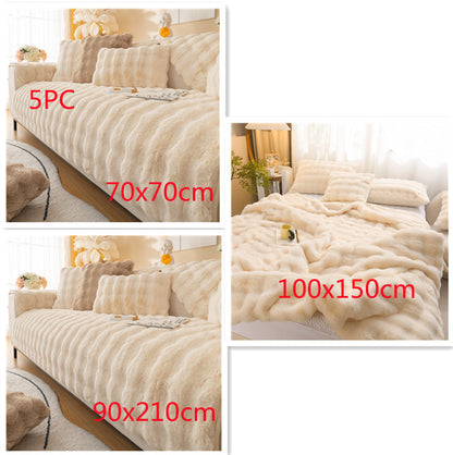 Add a Touch of Elegance with Our Light Luxury Velvet Blanket