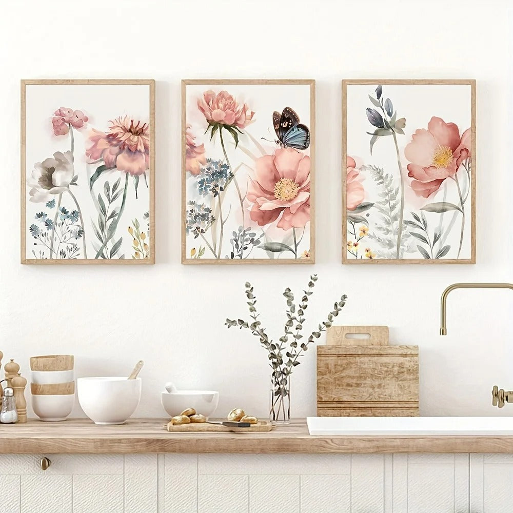 Three-Piece HD Inkjet Canvas Painting