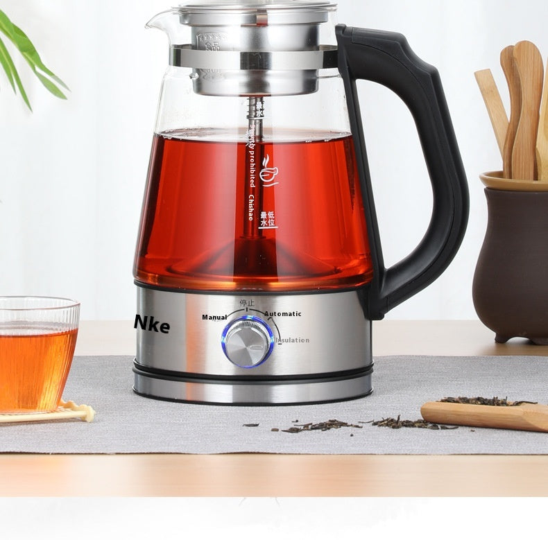 1L Glass Electric Kettle with Steam Spray