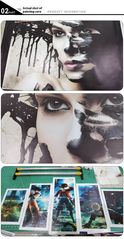 Three-Piece HD Inkjet Canvas Painting