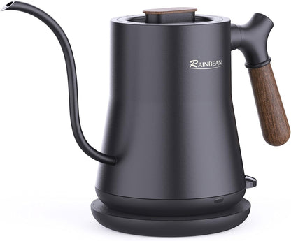 Gooseneck Electric Kettle – 1000W Fast Boil, 100% Stainless Steel Inner, BPA-Free with Auto Shutoff & Precision Pour