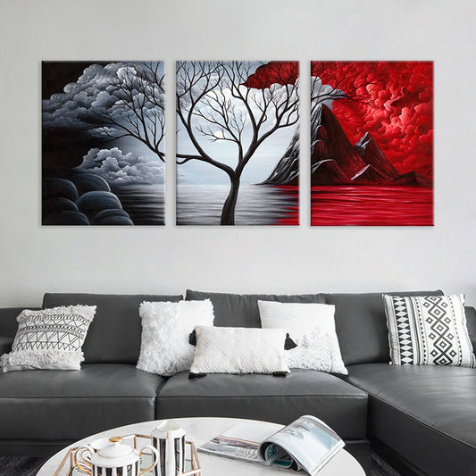 Three-Piece HD Inkjet Canvas Painting