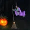 Halloween Flying Witch Decoration – 180 cm Scary Outdoor Animatronic with Sound