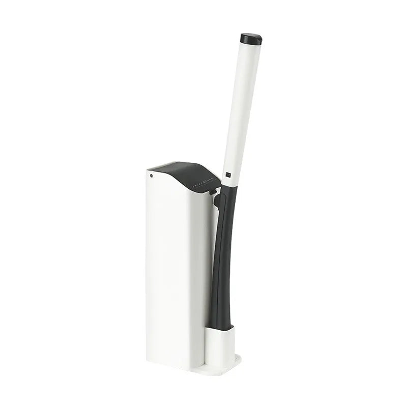 Disposable Toilet Brush & Holder Set with Replaceable Heads – Easy, Hygienic Cleaning