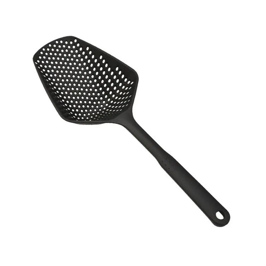 Nylon Strainer Scoop Colander – Large Heat-Resistant Kitchen Spoon for Draining & Serving