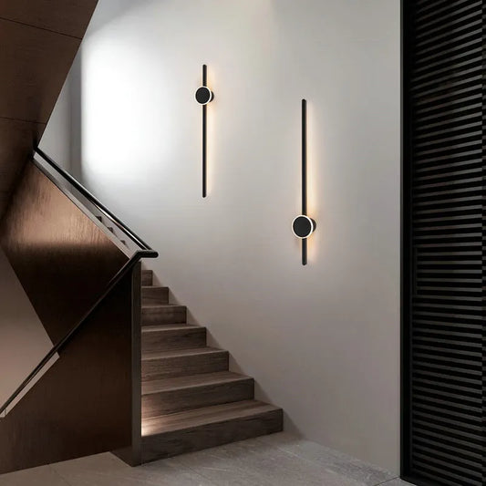 Minimalist LED Wall Strip Lamp – Sleek Bedside Lighting for Modern Spaces