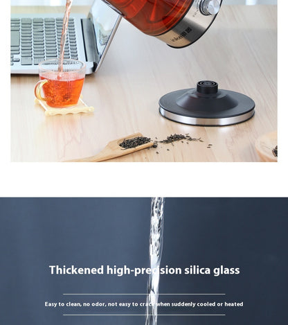 1L Glass Electric Kettle with Steam Spray