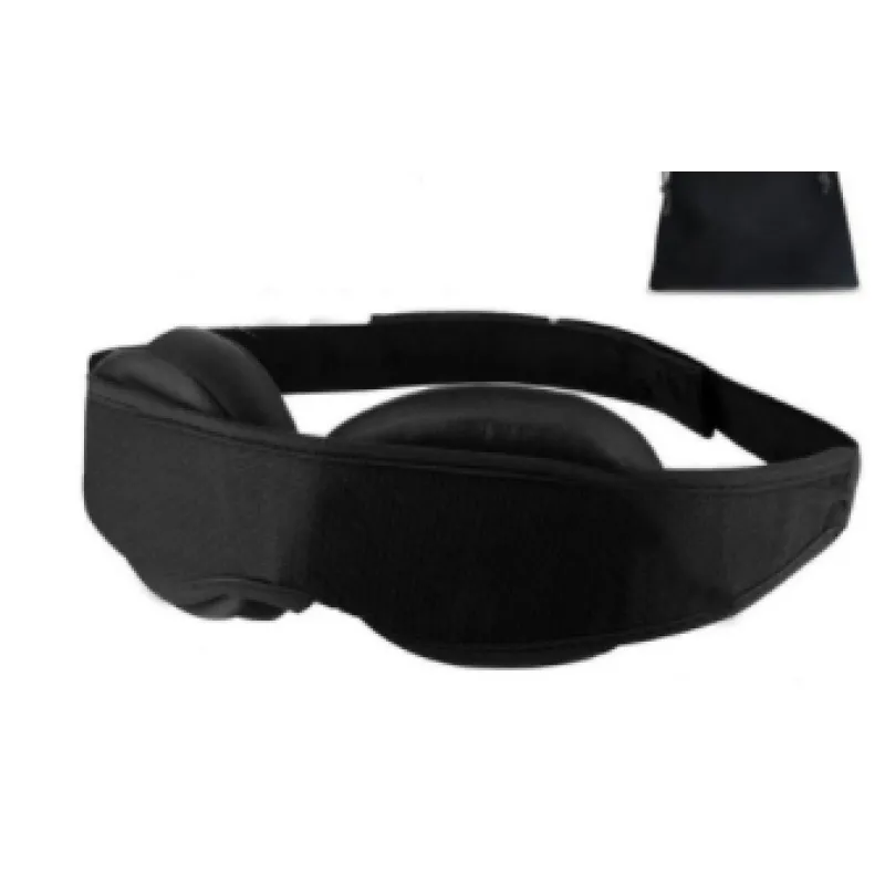 Adjustable 3D Contoured Eye Mask – Full Blackout Sleep Mask
