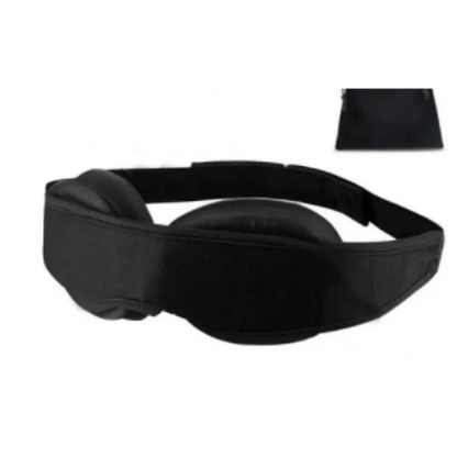 Adjustable 3D Contoured Eye Mask – Full Blackout Sleep Mask