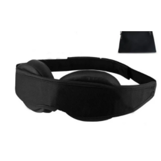 Adjustable 3D Contoured Eye Mask – Full Blackout Sleep Mask