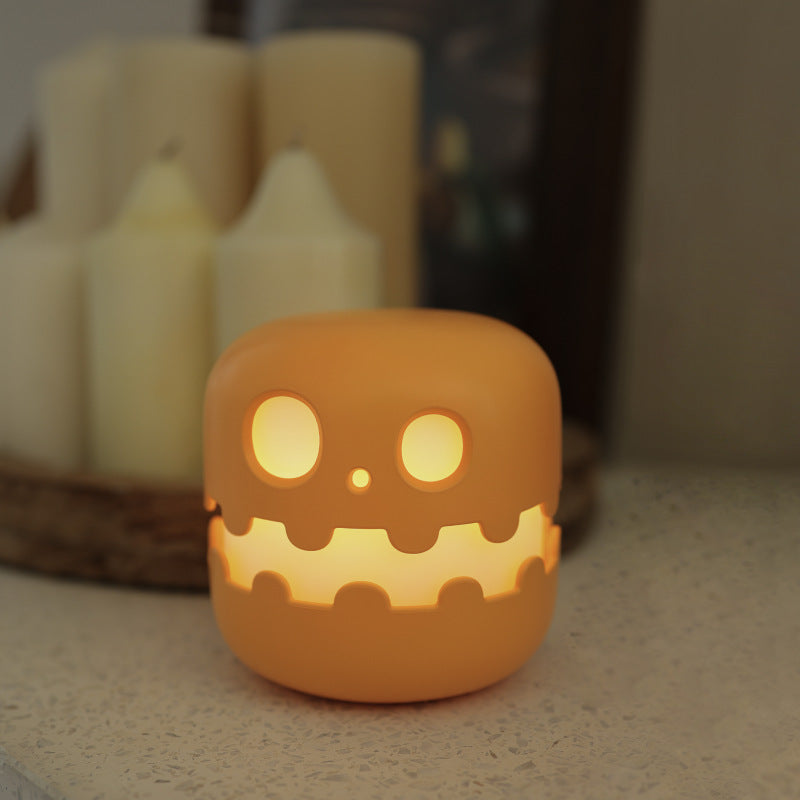 Pumpkin LED Night Light – Cute Halloween Bedside Lamp for Kids & Home Decor