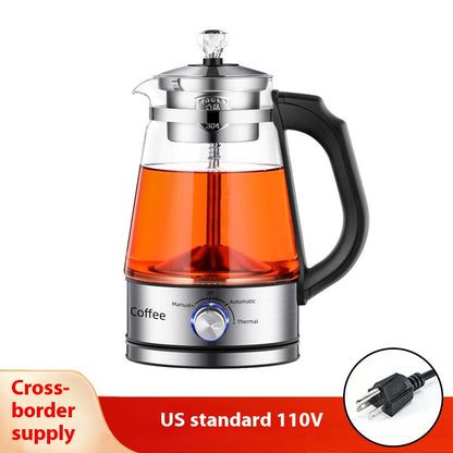 1L Glass Electric Kettle with Steam Spray