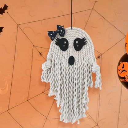 Halloween Ghost Hanging Wall Decoration – Spooky Floating Ghost Ornament