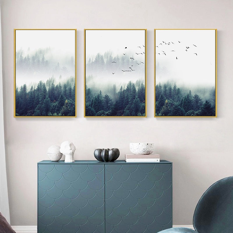 Three-Piece HD Inkjet Canvas Painting