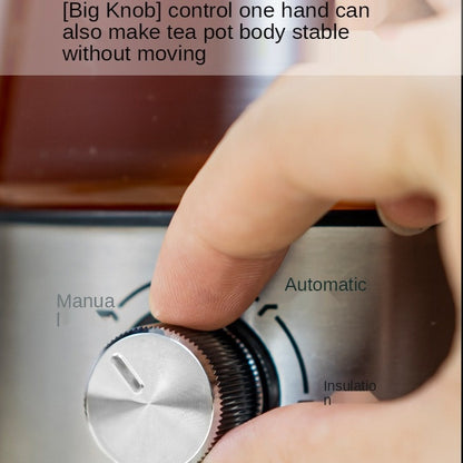 1L Glass Electric Kettle with Steam Spray