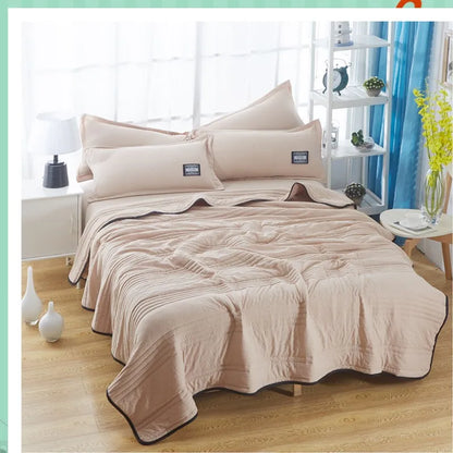 Soft & Breathable Quilted Seersucker Comforter