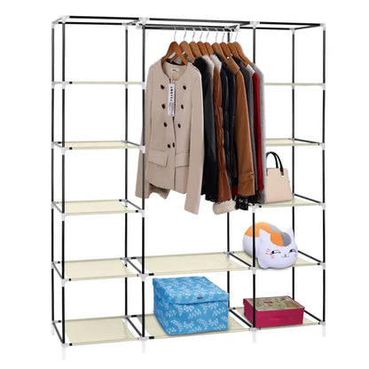 69" Portable Closet Wardrobe Organizer