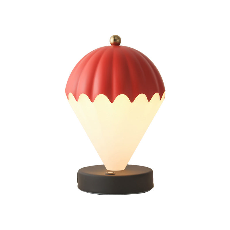 Hot Air Balloon Night Light – Nordic Style Battery-Powered Table Lamp for Bedroom & Bedside Decor