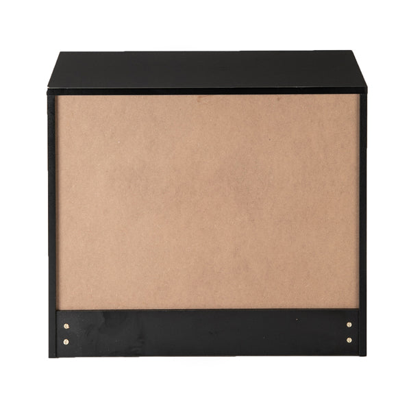 Black Wooden Storage Cabinet for Bedroom & Living Room