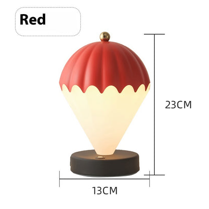 Hot Air Balloon Night Light – Nordic Style Battery-Powered Table Lamp for Bedroom & Bedside Decor