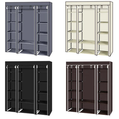 69" Portable Closet Wardrobe Organizer