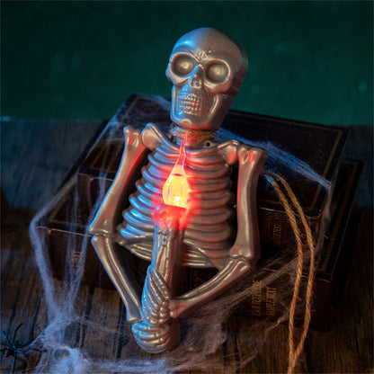 Halloween LED Skull Candle – Battery Operated Decorative Light