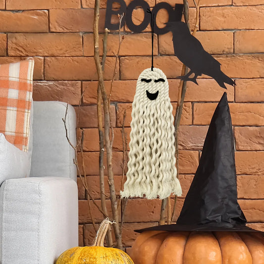 Halloween Ghost Hanging Wall Decoration – Spooky Floating Ghost Ornament