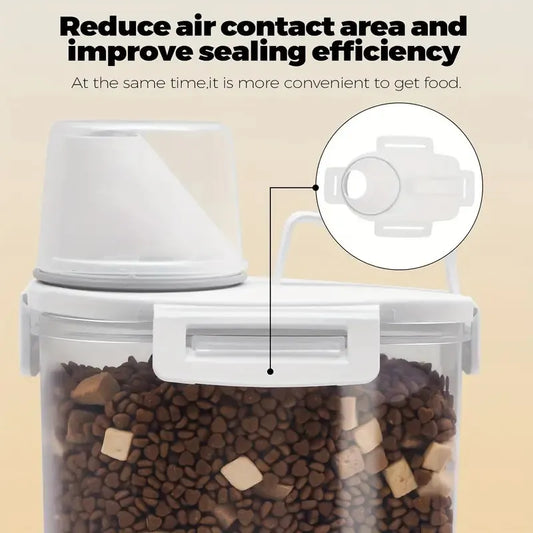 Sealed Food Storage Containers with Airtight Lids – Leak Proof & Moisture Proof Kitchen Storage Box (PE Material)