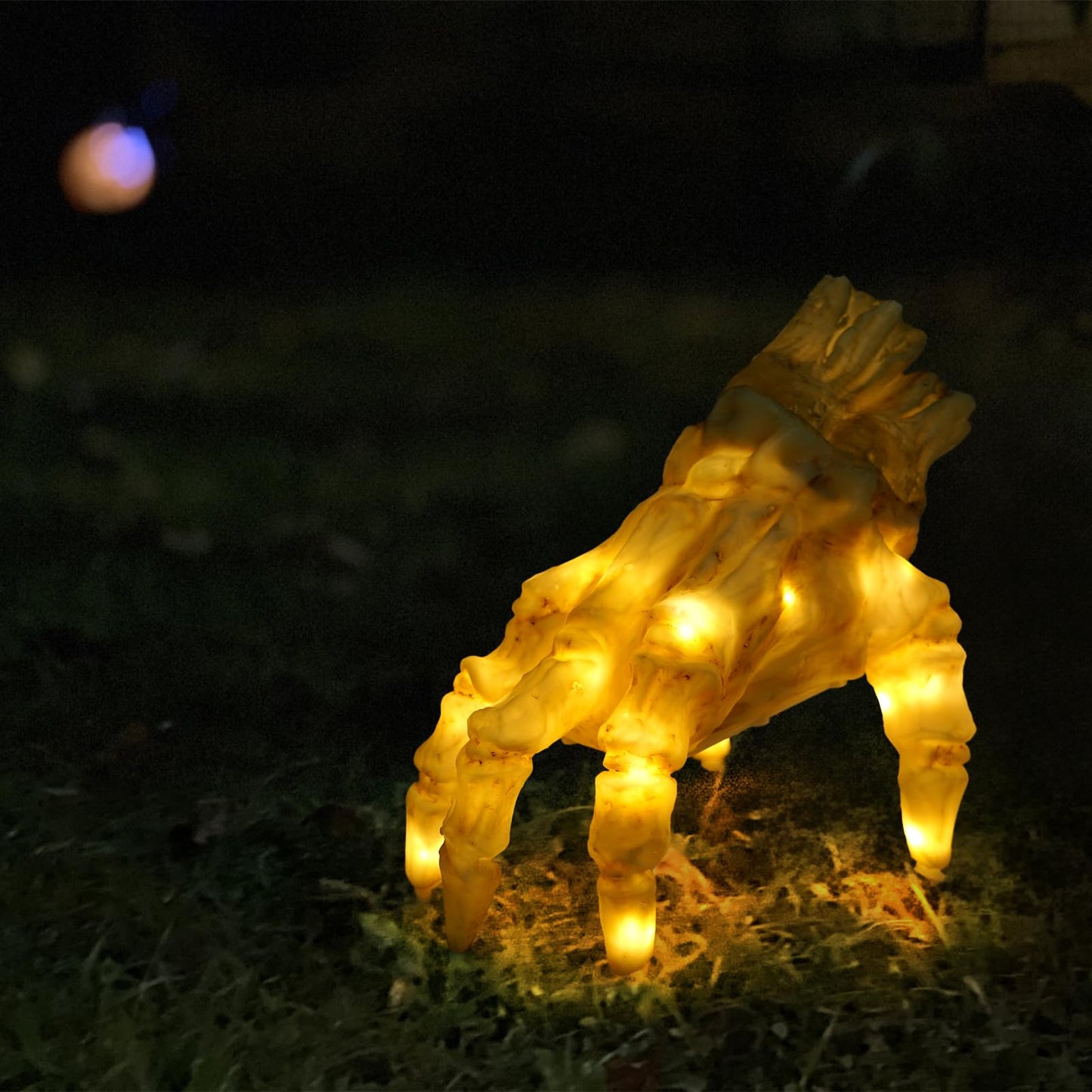 Halloween Electric Crawling Zombie Hand – Luminous Motion Sensor Prop with Spooky Sound